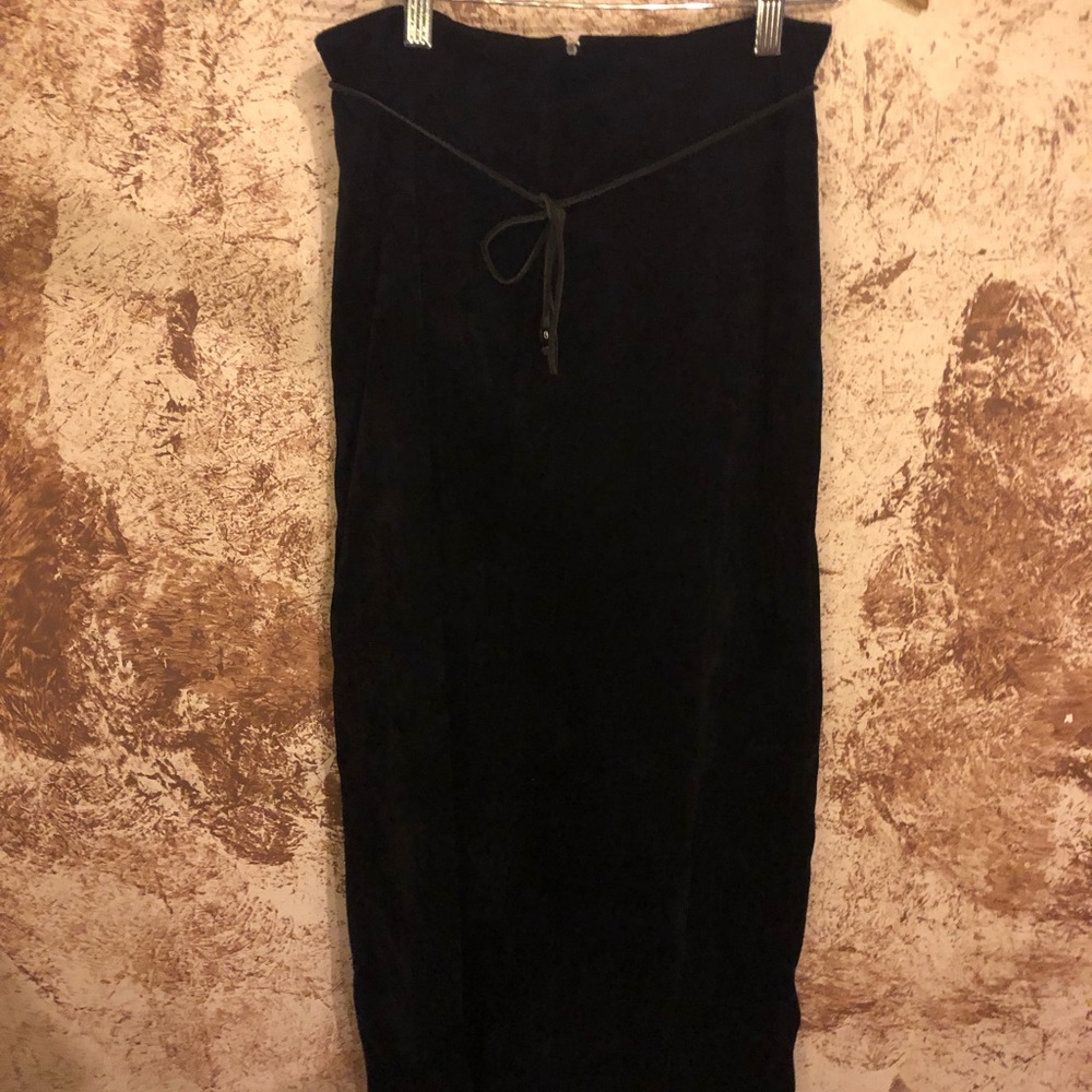 Vintage Suede Skirt!